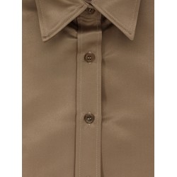 Arlen satin boxy shirt