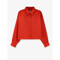 Arlen satin boxy shirt