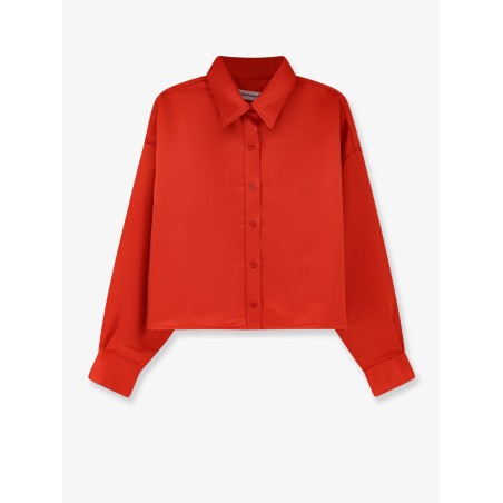 Arlen satin boxy shirt