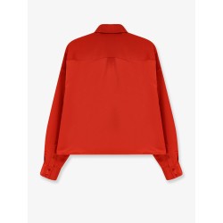 Arlen satin boxy shirt