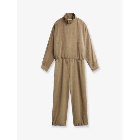 Marvin viscose and linen jumpsuit