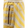 Cotton and linen shorts