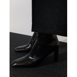 Leather boots