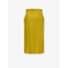 Shantung midi skirt