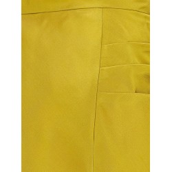 Shantung midi skirt
