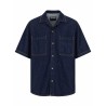 CAMICIA IN DENIM CON LOGO