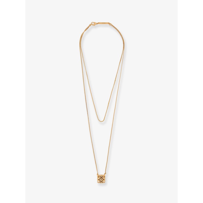 Paula's Ibiza -Anagram Bombè Brass Necklace