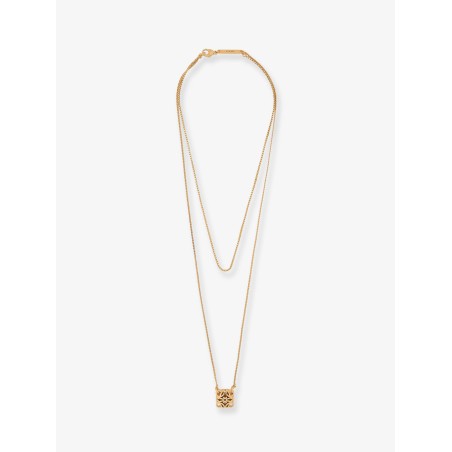 Paula's Ibiza -Anagram Bombè Brass Necklace