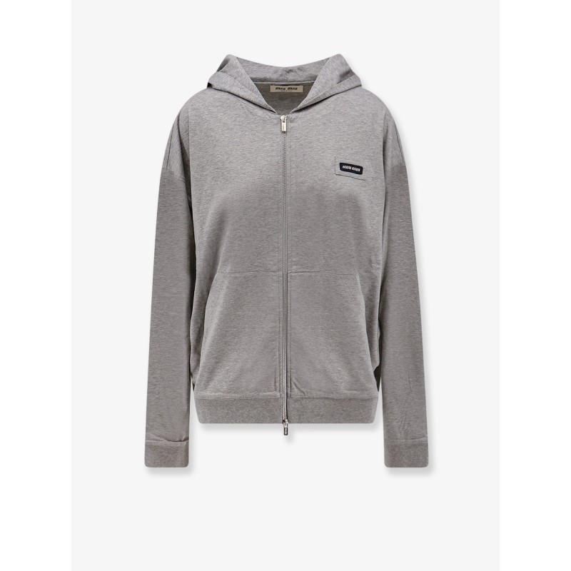 Mélange jersey sweatshirt