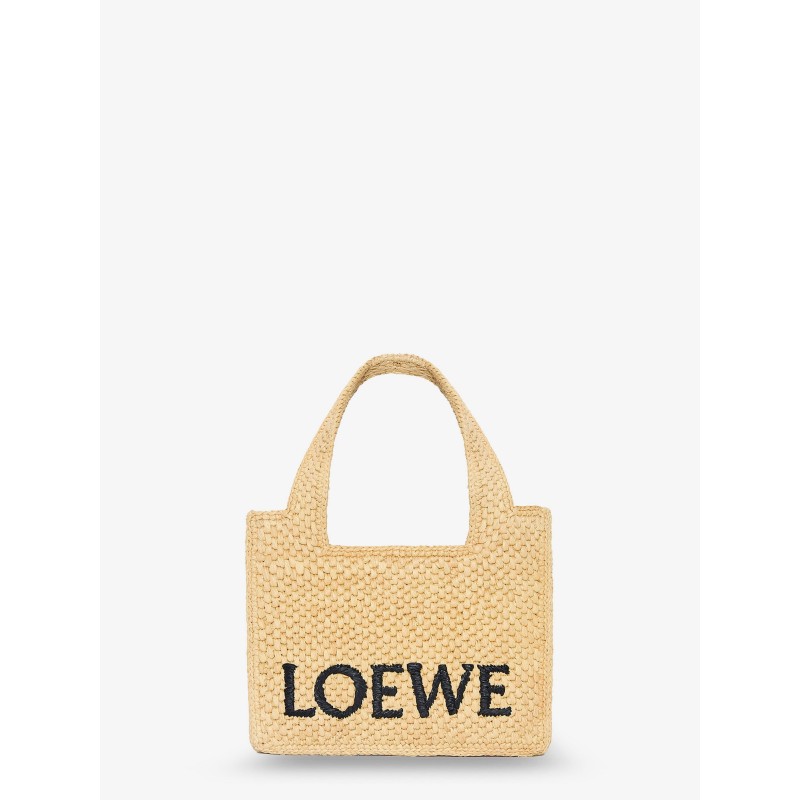 Paula's Ibiza -Loewe Front Mini Raffia Handbag