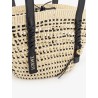 Paula's Ibiza -Braid Basket Small Iraca Palm Leaf Shoulder Bag