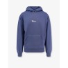 Cotton sweatshirt with embroidered lettering logo