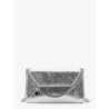 Falabella metallic fabric crossbody bag