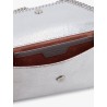 Falabella metallic fabric crossbody bag