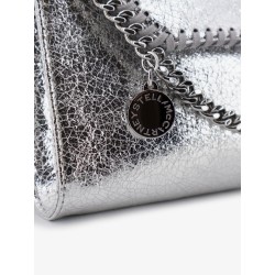 Falabella metallic fabric crossbody bag