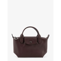 Le Pliage Xtra XS Leather Shoulder Bag with Engraved Logo