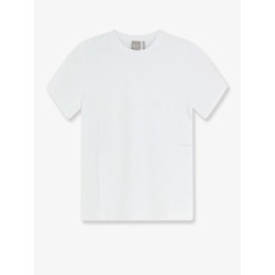 Cotton T-shirt with tone-on-tone embroidered CD logo