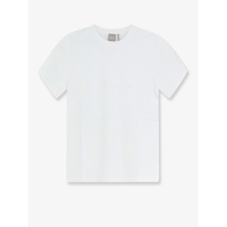 Cotton T-shirt with tone-on-tone embroidered CD logo