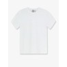 Cotton T-shirt with tone-on-tone embroidered CD logo