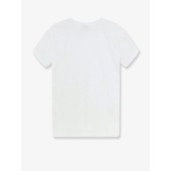 Cotton T-shirt with tone-on-tone embroidered CD logo