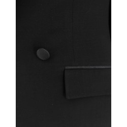 Bar virgin wool tuxedo blazer