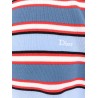 Cotton sweater with striped pattern