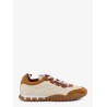 Tyre technical fabric and suede sneakers