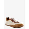 Tyre technical fabric and suede sneakers