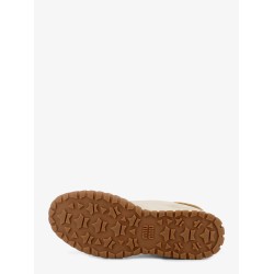Tyre technical fabric and suede sneakers