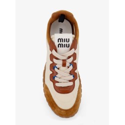 Tyre technical fabric and suede sneakers