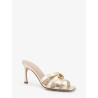 Laminated 30M leather sandals