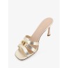 Laminated 30M leather sandals