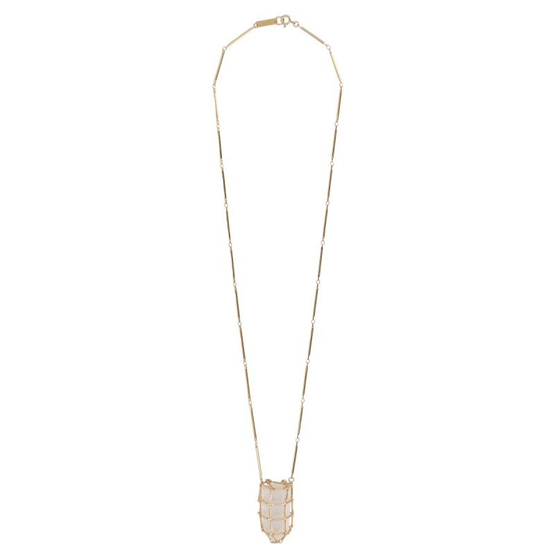 COLLANA CON PENDENTE "ROCK CRYSTAL"