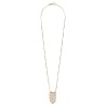COLLANA CON PENDENTE "ROCK CRYSTAL"