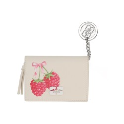 PORTACARTE CON STAMPA "RASPBERRY"