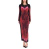 "WET NUISETTE" MIDI DRESS