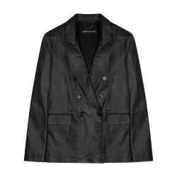 BLAZER DOPPIOPETTO "ARIELLE" IN PELLE