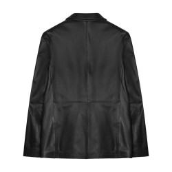 BLAZER DOPPIOPETTO "ARIELLE" IN PELLE