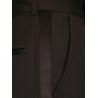 Tuxedo virgin wool and silk trousers