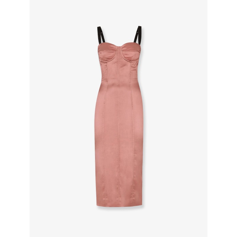 Stretch satin dress