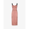Stretch satin dress