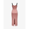 Stretch satin dress