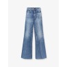 Flared cotton jeans
