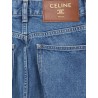 Flared cotton jeans