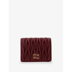 Quilted leather wallet