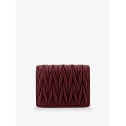 Quilted leather wallet