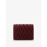 Quilted leather wallet