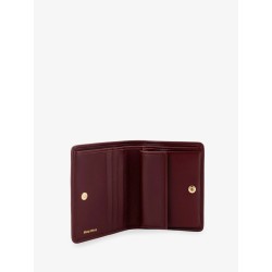 Quilted leather wallet