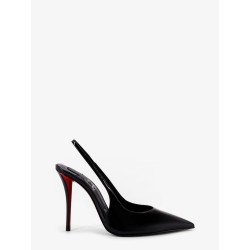 Miss Z patent leather slingback décolleté