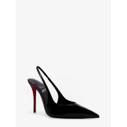Miss Z patent leather slingback décolleté